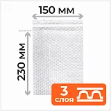 Пакет ВПП 150*230 + 40 с клапаном, 3-х слойный